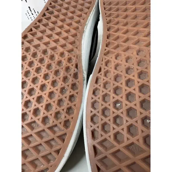 Vans Old Skool Lace Ups Shoes 6 M 7.5 W Black Suede Thrashed Rock WornIn Classic - Picture 12 of 14